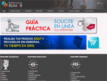 Tablet Screenshot of distribucionesrumar.com